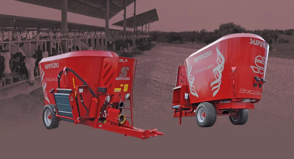 Remorcă tehnologică cu mixer vertical VM 2