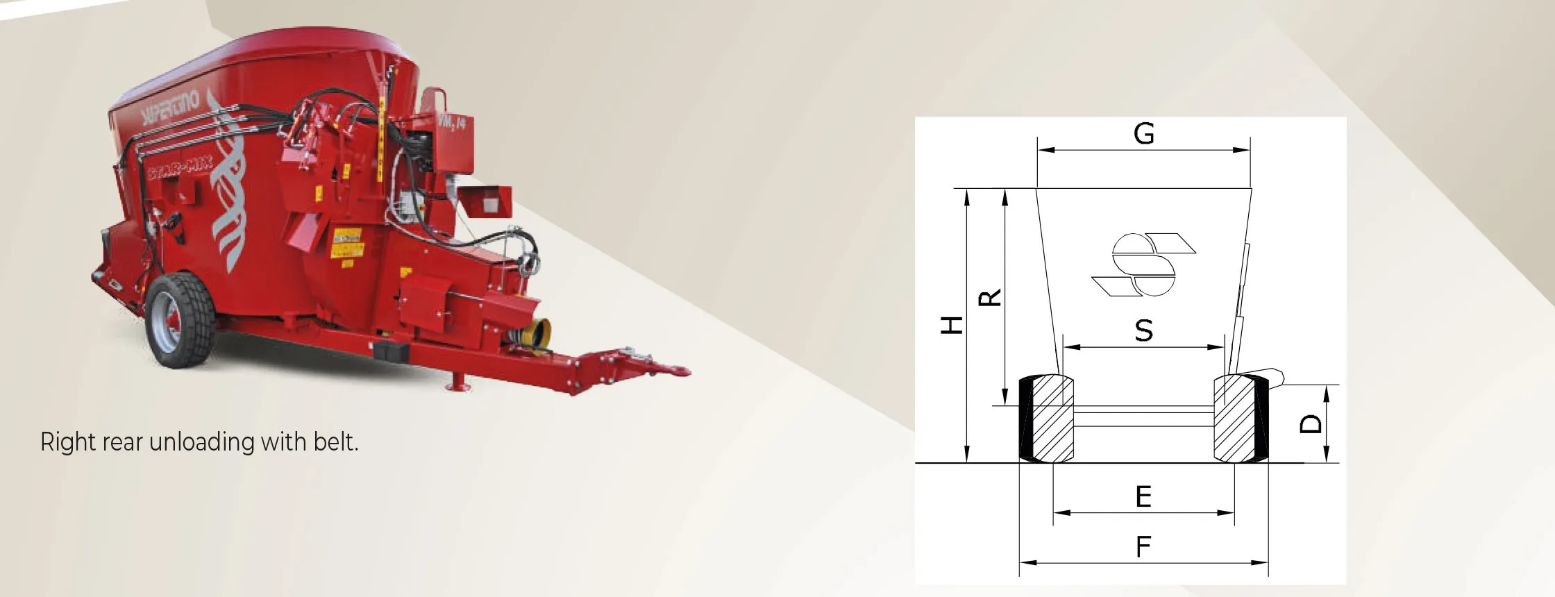 Dimensiuni tehnice VM2 RE